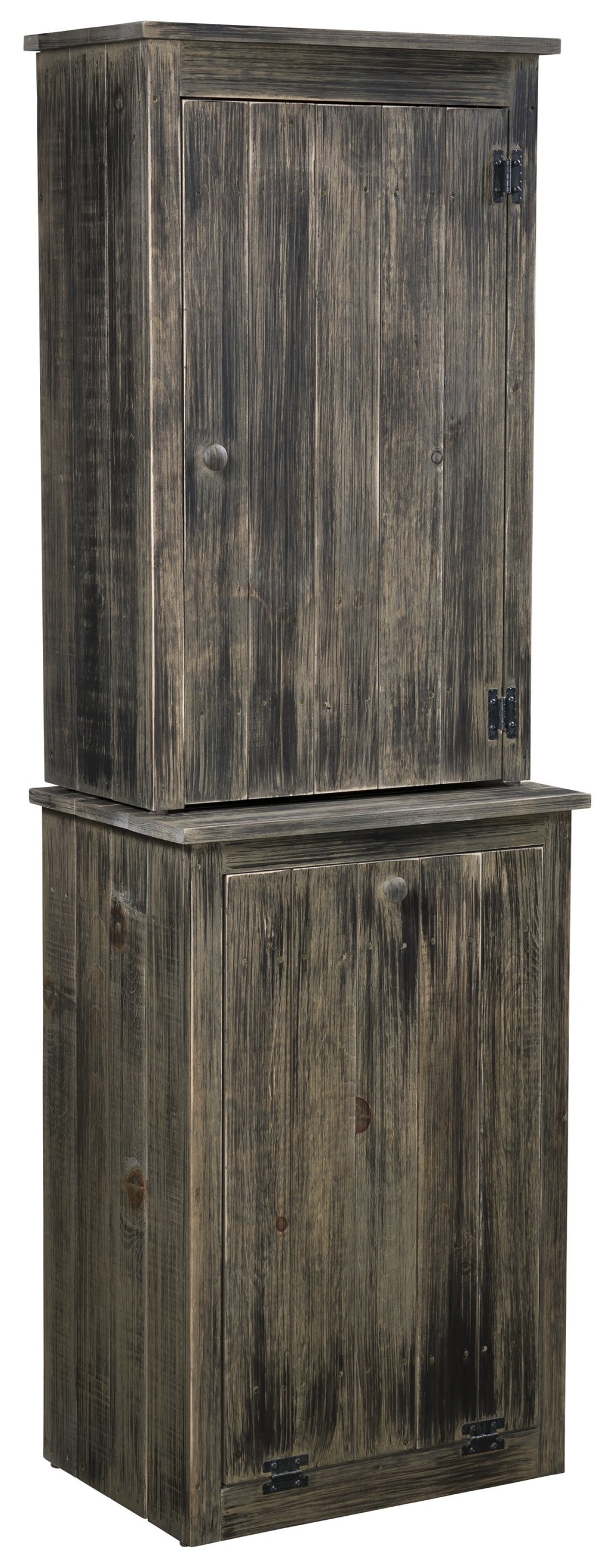 Picture of: Amish Gold Mine Trash Bin with Optional Hutch