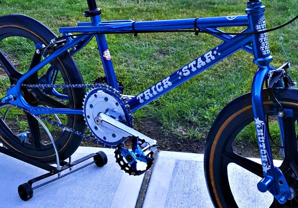 Picture of: Bike Of The Day, Tim’s  Candy Blue Hutch Trickstar – Sugar Cayne