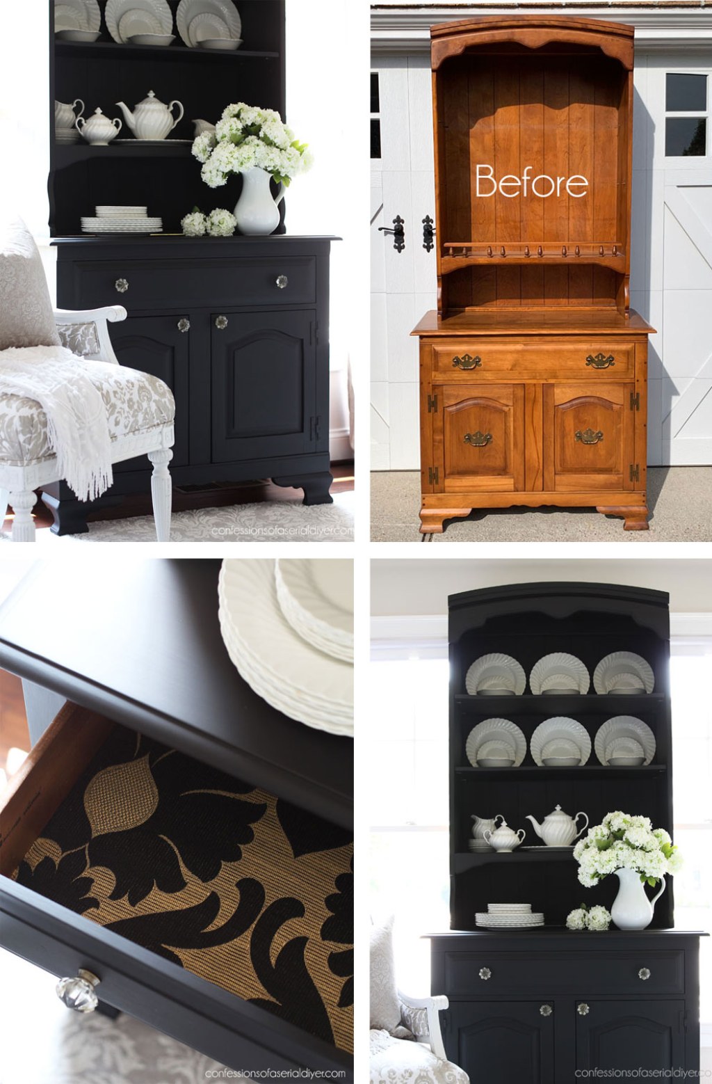 Picture of: Black Painted Hutch & Furniture Fixer Upper Favorites