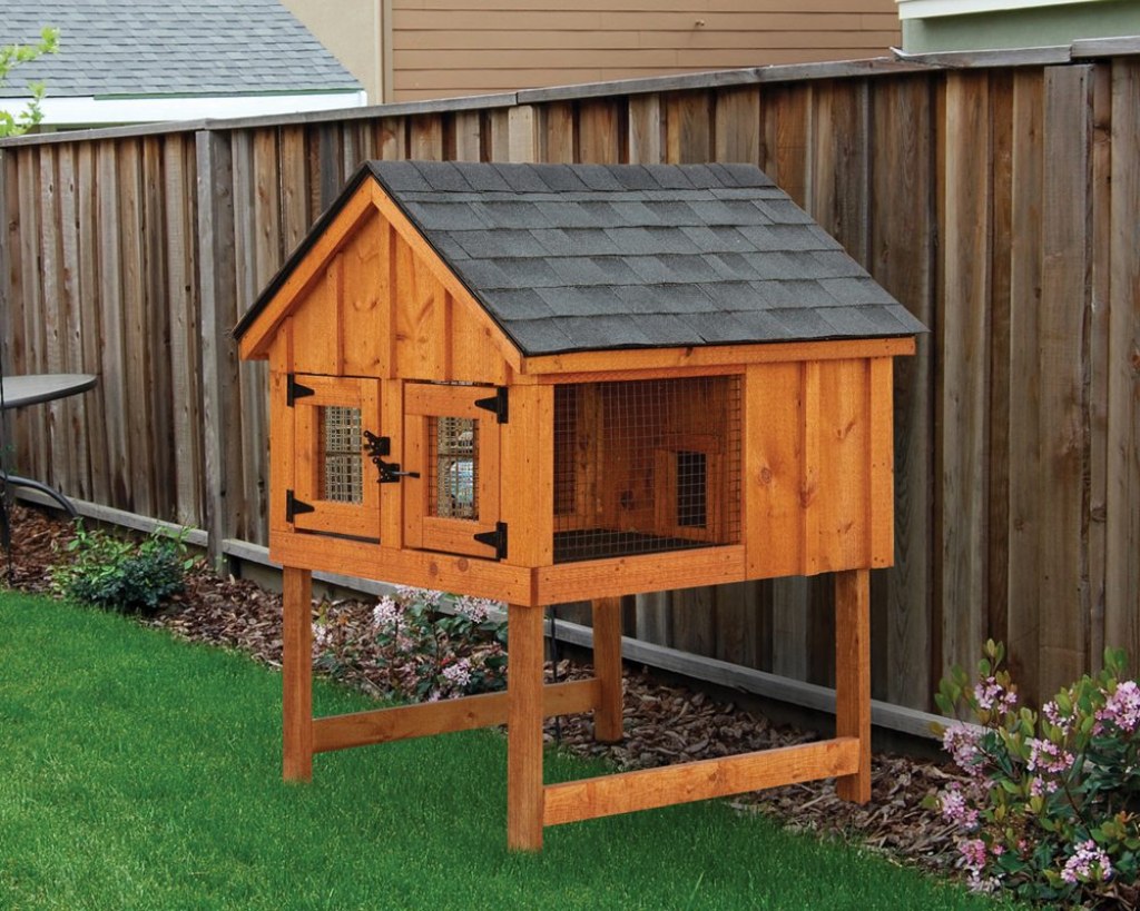 Picture of: Double A-Frame Rabbit Hutch – Green Acres Outdoor Living
