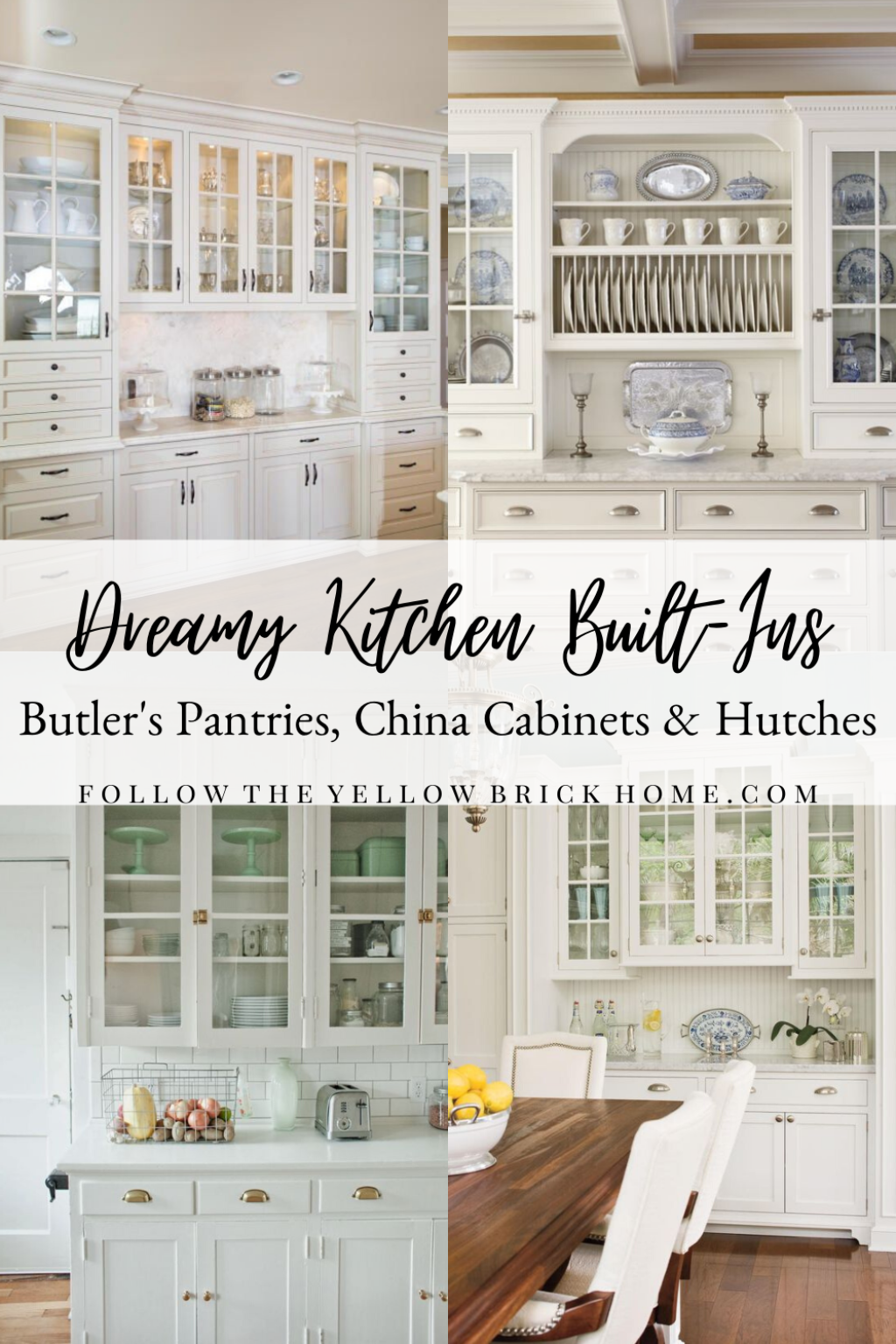 Picture of: Follow The Yellow Brick Home – Dreamy Kitchen Built-Ins: Butler’s