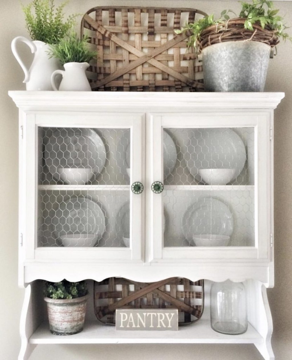 Picture of: How To Update A Hutch And Make It A Focal Point  Bless This Nest