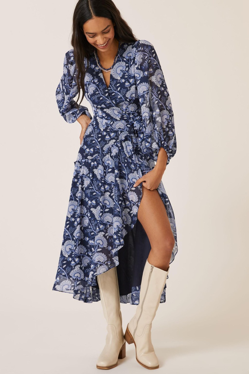 Picture of: Hutch Geo Wrap Maxi Dress  Anthropologie Korea – Women’s Clothing