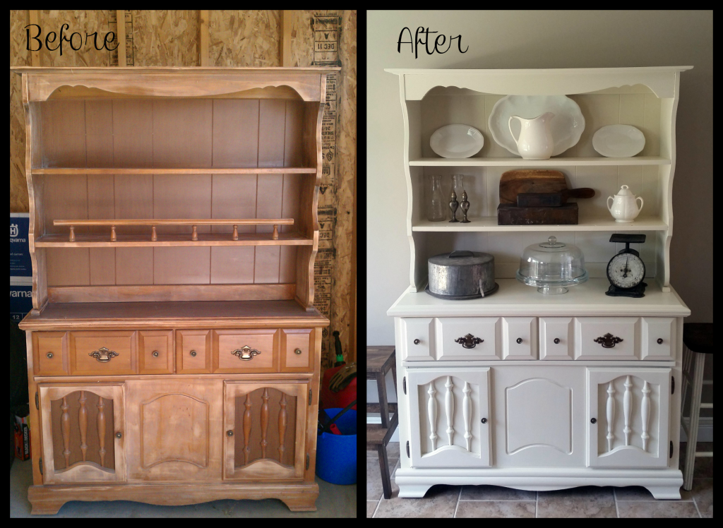 Picture of: Kitchen Hutch Makeover –