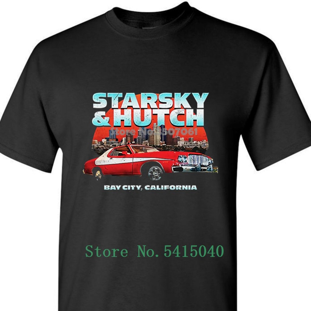 Picture of: Männer T Shirt Neuheit Kleidung Tops Starsky Und Hutch Bay City