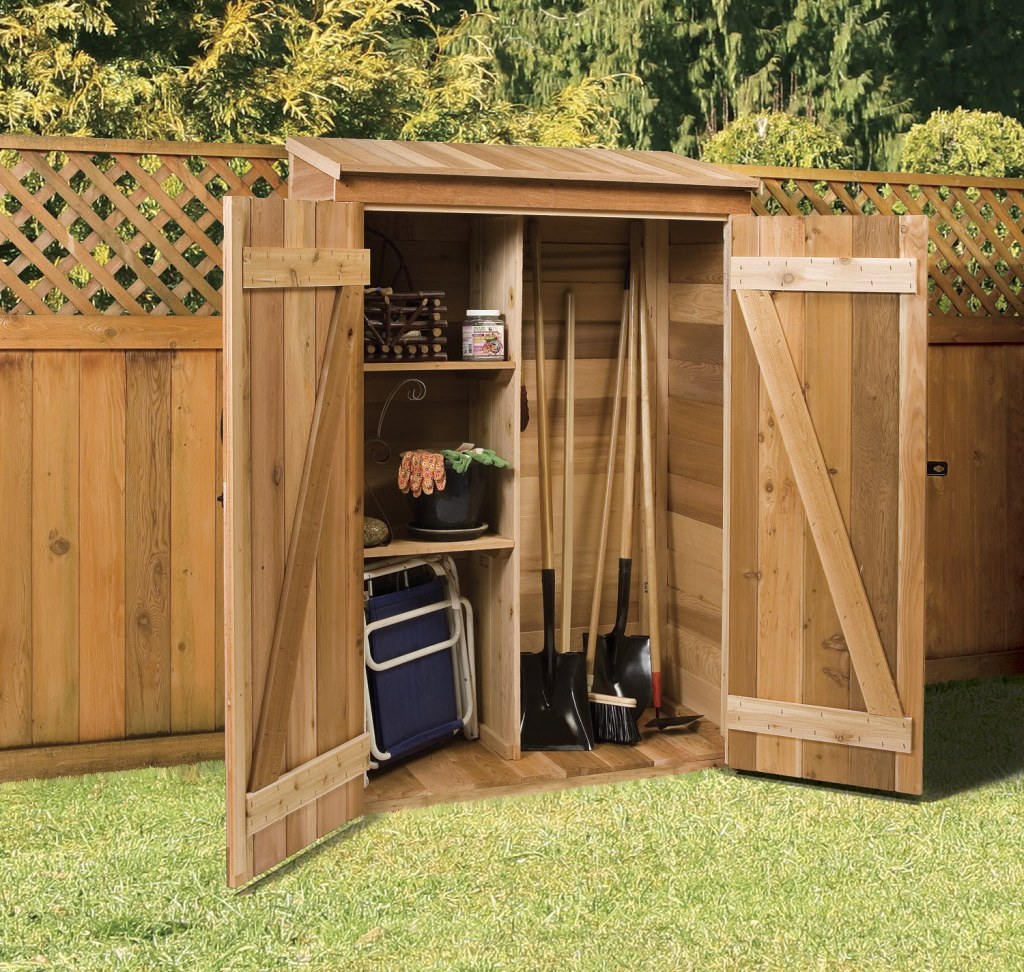 Picture of: Outdoor Garden Hutch, x Patio Storage Shed – Cedarshed USA