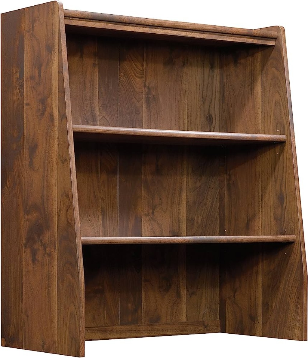 Picture of: Sauder Clifford Place Library Hutch, Grand Walnut finish