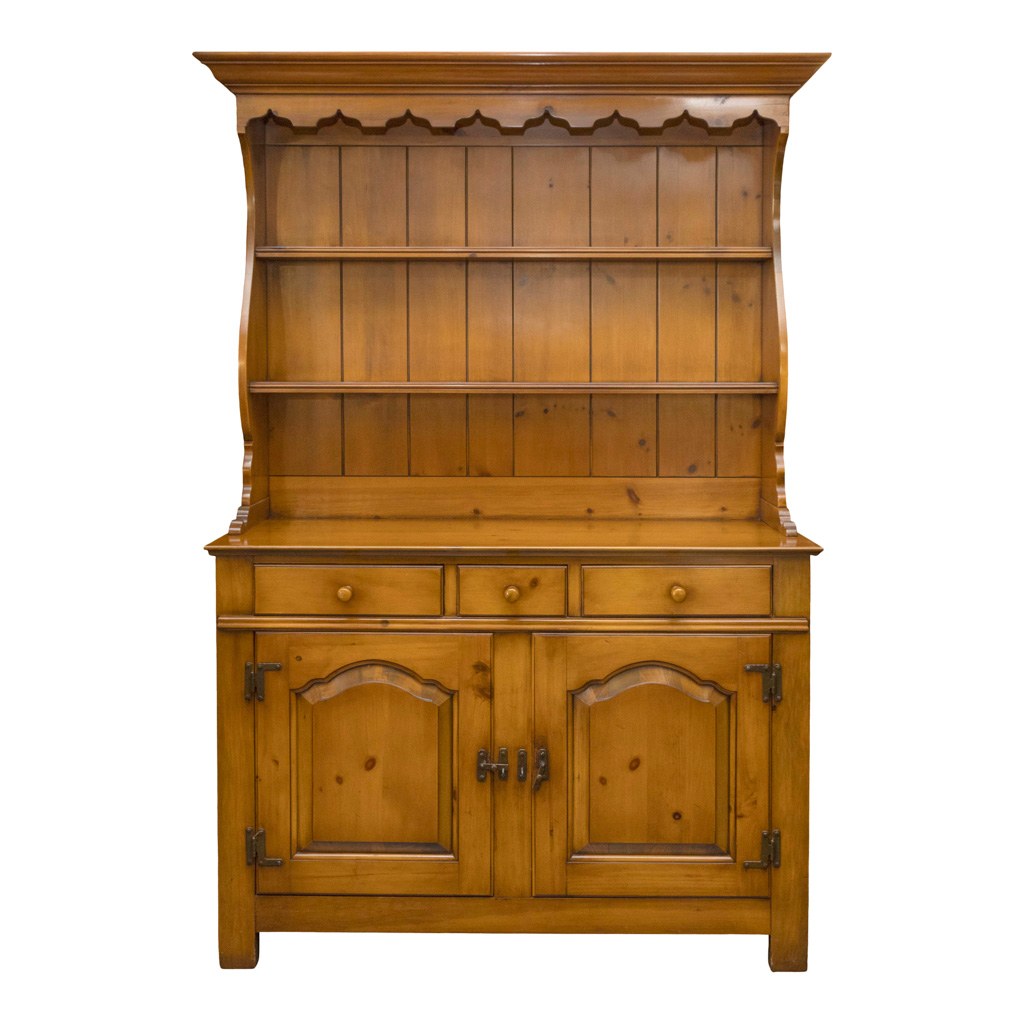 Picture of: Vintage DREXEL American Traditional Pine Hutch